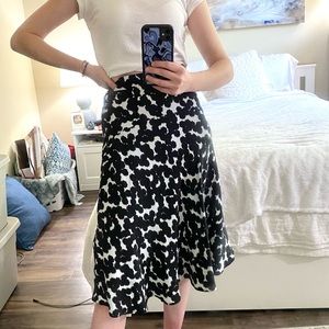 A.L.C. Corso Silk Midi Skirt